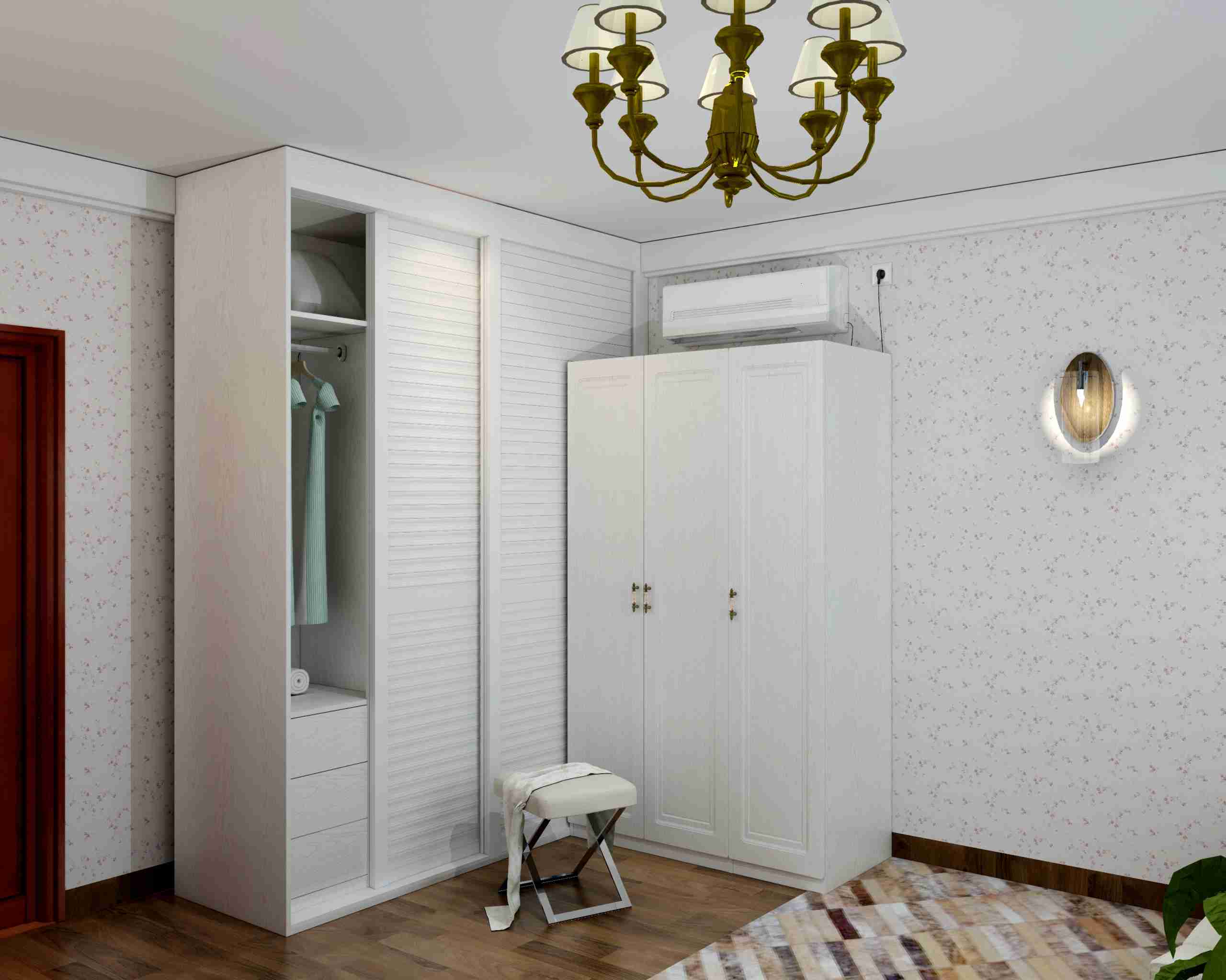 開(kāi)放式衣帽間