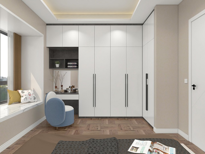 簡(jiǎn)約整體衣柜效果圖