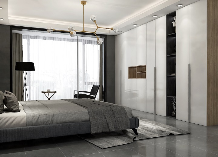 臥室簡(jiǎn)約衣柜圖片