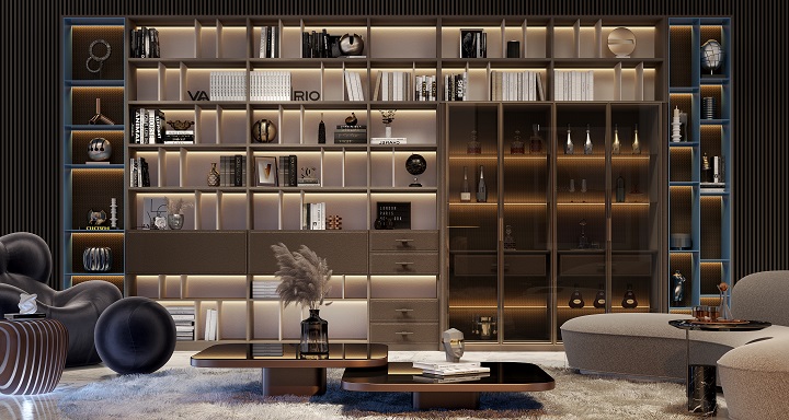定制書(shū)柜效果圖